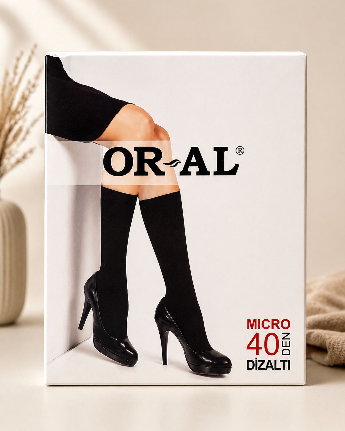 Opaque High Socks